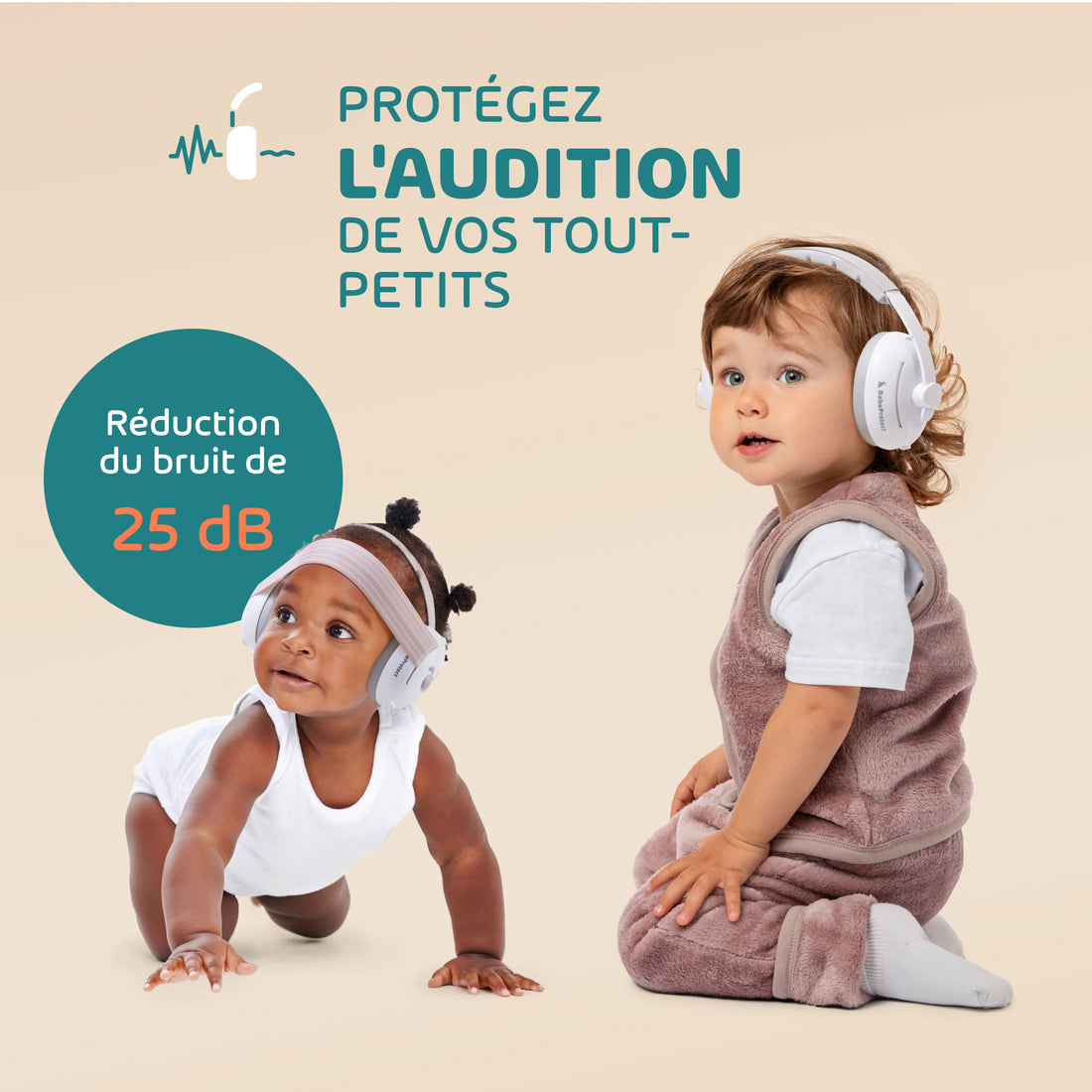 Ear Protect - Casque Anti Bruit Bébé 2 en 1