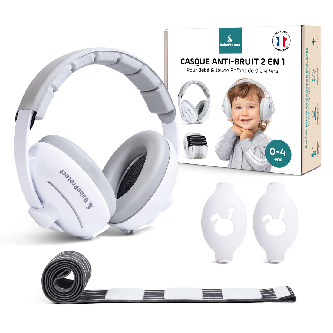 Ear Protect - Casque Anti Bruit Bébé 2 en 1